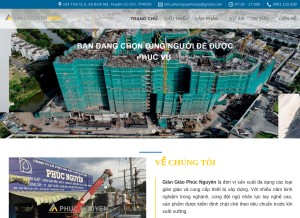 How giangiaophucnguyen.com looks like on a tablet such as an iPad.