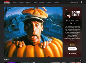 How giantbomb.com looks like on a tablet such as an iPad.