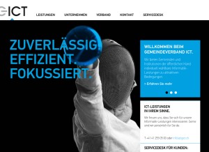 How gict.ch looks like on a tablet such as an iPad.
