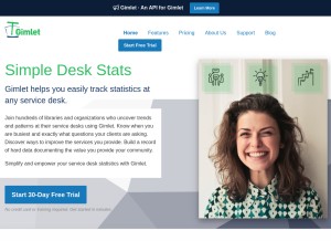 How gimlet.us looks like on a tablet such as an iPad.