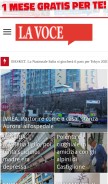 How giornalelavoce.it looks like on a mobile device such as an iPhone.