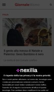 How giornalettismo.com looks like on a mobile device such as an iPhone.
