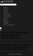 How girlsinindirapuram.com looks like on a mobile device such as an iPhone.