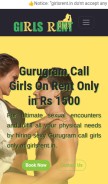 How girlsrent.in looks like on a mobile device such as an iPhone.