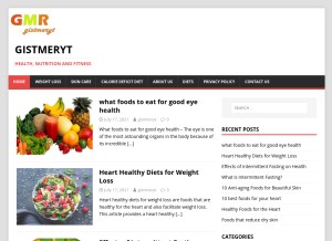 How gistmeryt.com looks like on a tablet such as an iPad.
