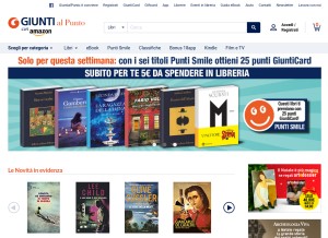 How giuntialpunto.it looks like on a tablet such as an iPad.