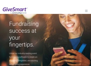 How givesmart.com looks like on a tablet such as an iPad.