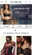 How glamuse.com looks like on a mobile device such as an iPhone.