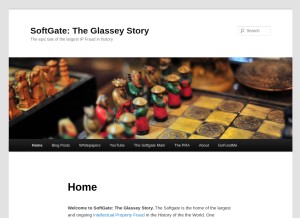 How glassey.com looks like on a tablet such as an iPad.