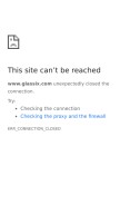 How glassix.com looks like on a mobile device such as an iPhone.