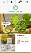 How glenbrookfarm.com looks like on a mobile device such as an iPhone.