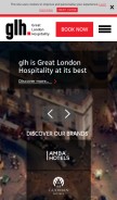How glhhotels.com looks like on a mobile device such as an iPhone.