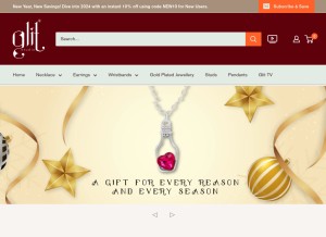 How glitstudio.in looks like on a tablet such as an iPad.