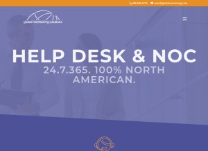 How globalmentoring.com looks like on a tablet such as an iPad.