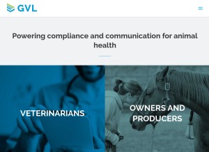 How globalvetlink.com looks like on a tablet such as an iPad.