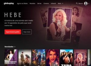 How globovideos.com looks like on a tablet such as an iPad.