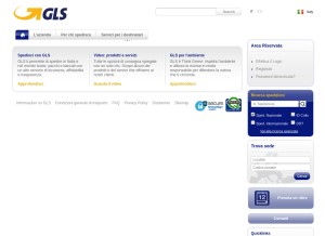 How gls-italy.com looks like on a tablet such as an iPad.