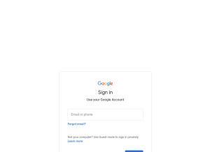 How gmail.cm looks like on a tablet such as an iPad.