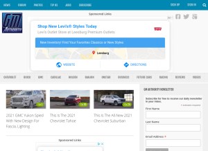How gmauthority.com looks like on a tablet such as an iPad.