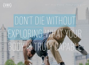 How gmb.io looks like on a tablet such as an iPad.