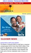 How go-jamaica.com looks like on a mobile device such as an iPhone.