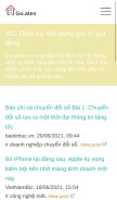 How go.ates.vn looks like on a mobile device such as an iPhone.