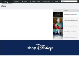 How go.com looks like on a tablet such as an iPad.