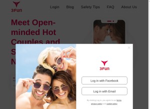 How go3fun.co looks like on a tablet such as an iPad.