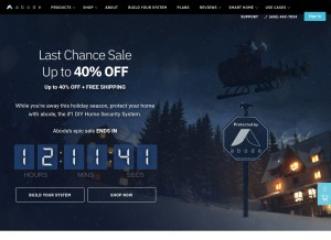 How goabode.com looks like on a tablet such as an iPad.