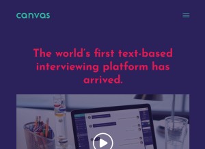 How gocanvas.io looks like on a tablet such as an iPad.