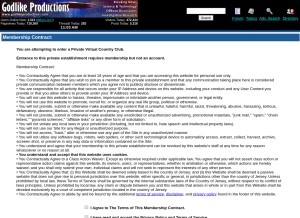 How godlikeproductions.com looks like on a tablet such as an iPad.