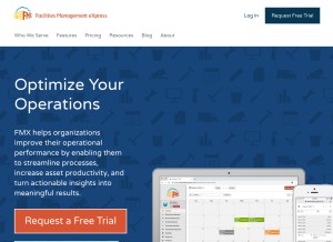 How gofmx.com looks like on a tablet such as an iPad.