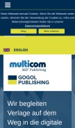 How gogol-publishing.de looks like on a mobile device such as an iPhone.