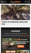 How gohunt.com looks like on a mobile device such as an iPhone.