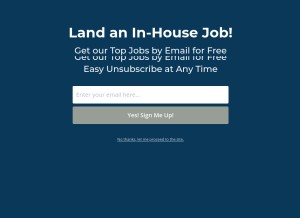 How goinhouse.com looks like on a tablet such as an iPad.