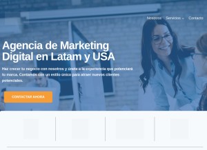 How golatam.tech looks like on a tablet such as an iPad.