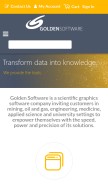 How goldensoftware.com looks like on a mobile device such as an iPhone.