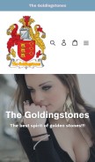 How goldingstones.com looks like on a mobile device such as an iPhone.