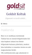 How goldsit.wordpress.com looks like on a mobile device such as an iPhone.