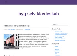 How goldtan.se looks like on a tablet such as an iPad.