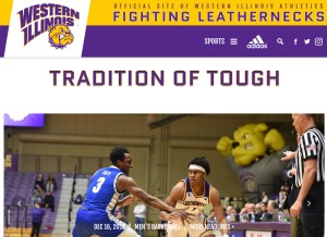 How goleathernecks.com looks like on a tablet such as an iPad.