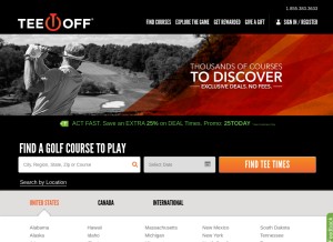 How golf18network.com looks like on a tablet such as an iPad.