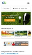 How golfnow.com looks like on a mobile device such as an iPhone.