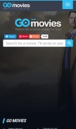 How gomovies.page looks like on a mobile device such as an iPhone.