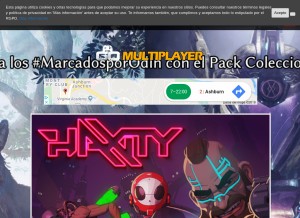 How gomultiplayer.com looks like on a tablet such as an iPad.