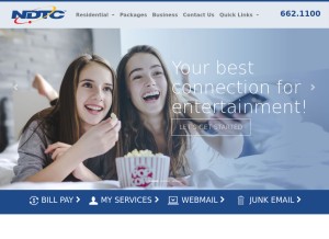 How gondtc.com looks like on a tablet such as an iPad.