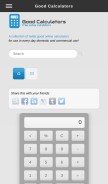 How goodcalculators.com looks like on a mobile device such as an iPhone.