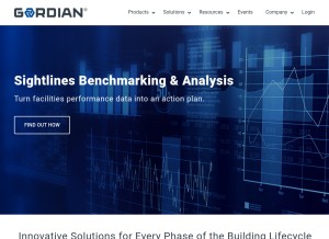 How gordian.com looks like on a tablet such as an iPad.