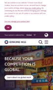 How gowlings.com looks like on a mobile device such as an iPhone.