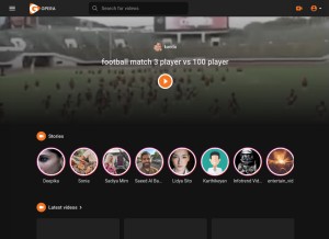 How gpera.com looks like on a tablet such as an iPad.